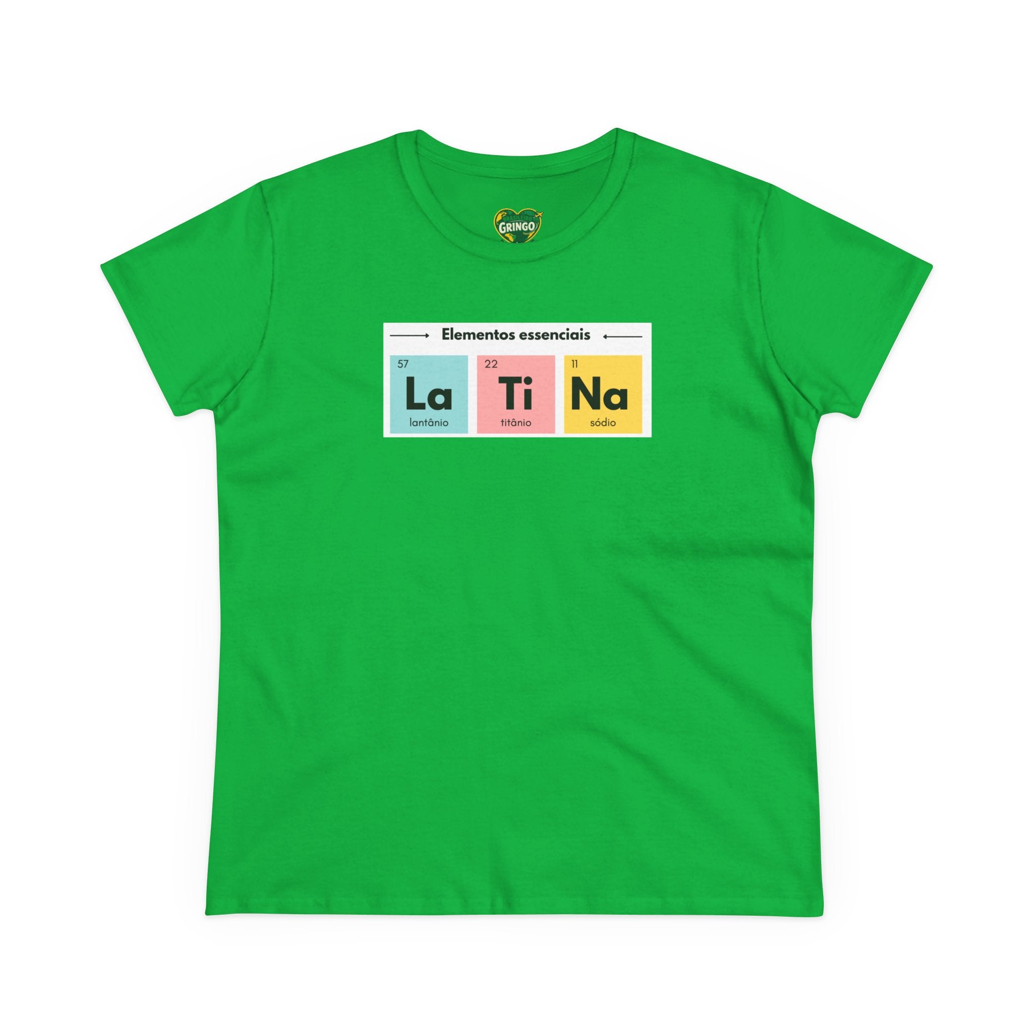 T-shirt La Ti Na feminina - Tabela periódica