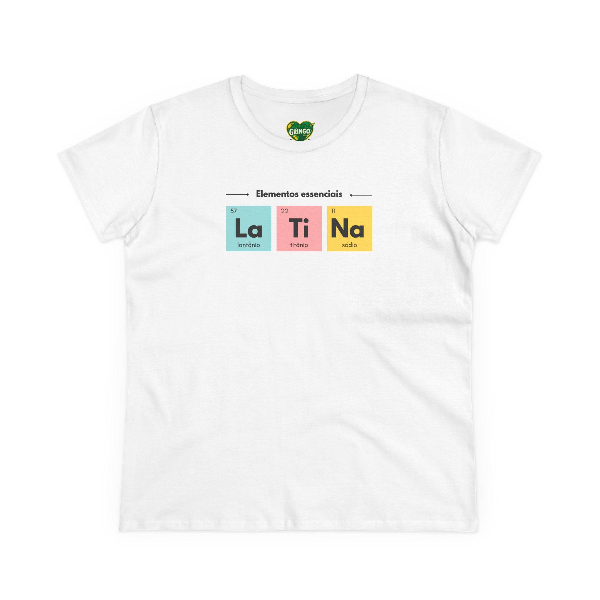 T-shirt La Ti Na feminina - Tabela periódica