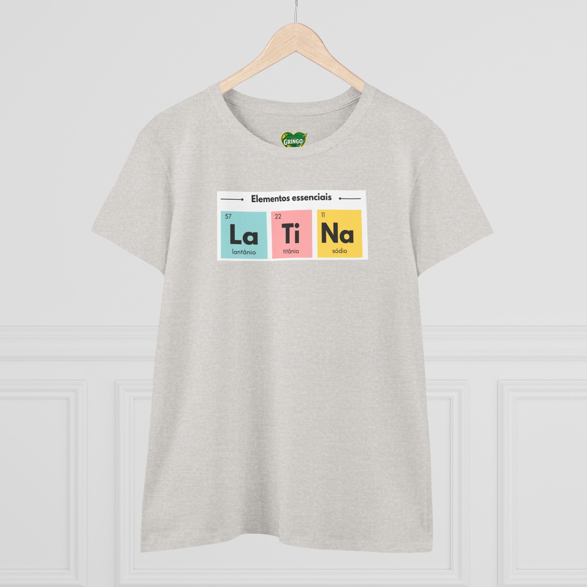T-shirt La Ti Na feminina - Tabela periódica
