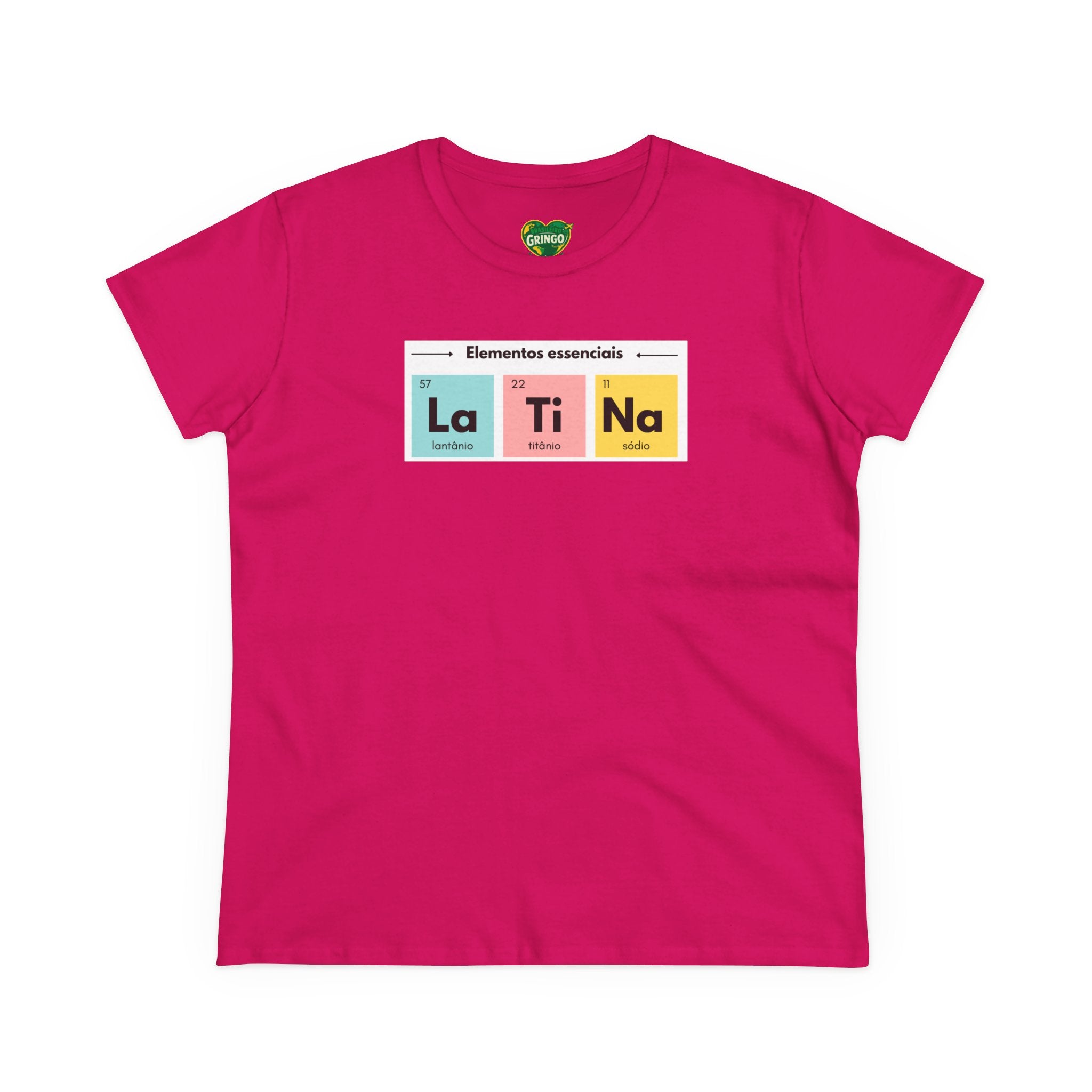 T-shirt La Ti Na feminina - Tabela periódica
