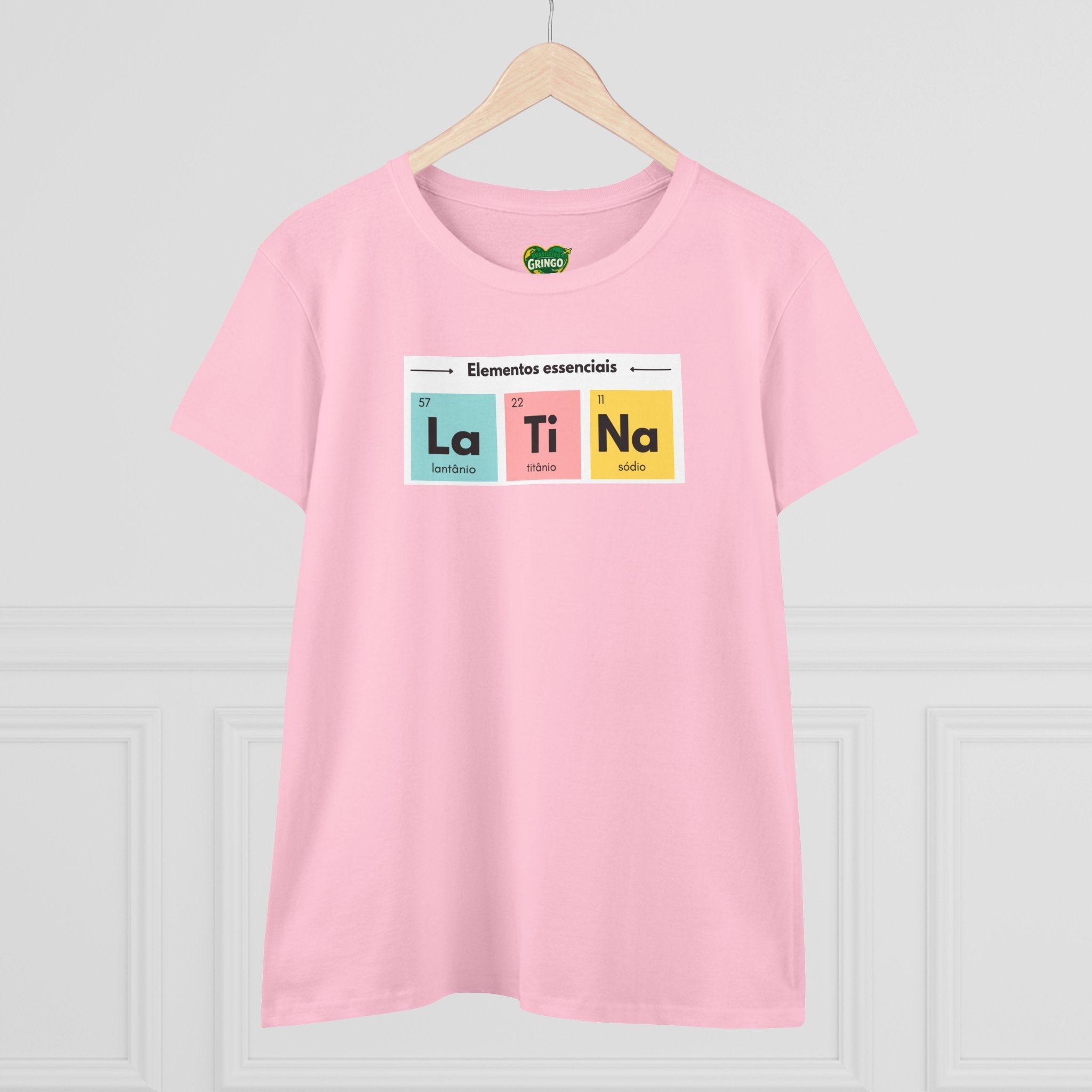 T-shirt La Ti Na feminina - Tabela periódica