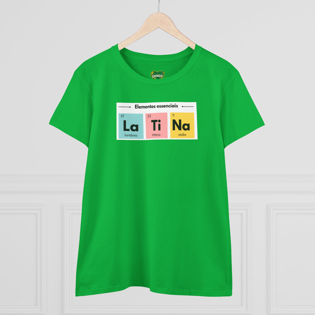 T-shirt La Ti Na feminina - Tabela periódica