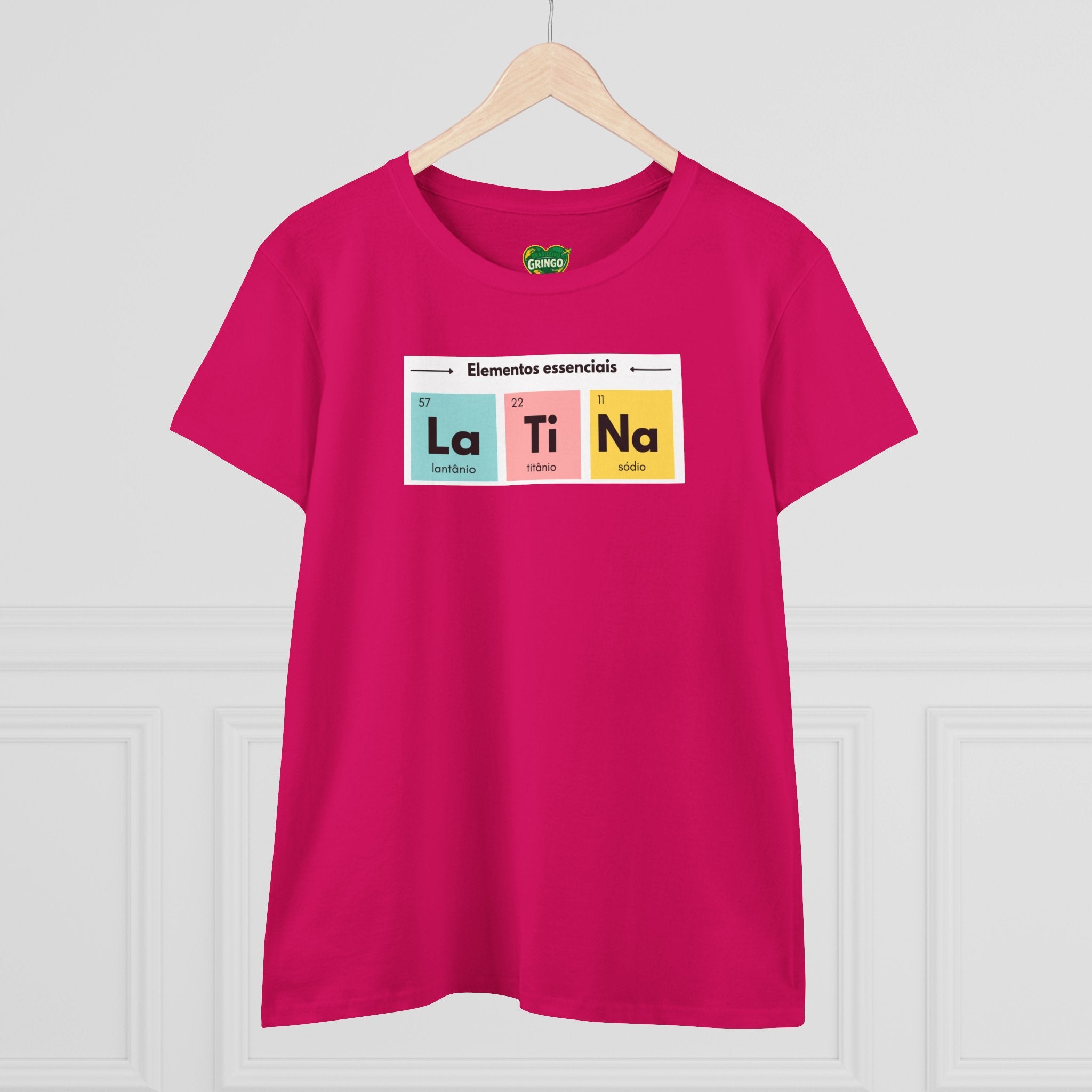 T-shirt La Ti Na feminina - Tabela periódica